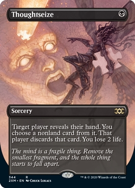🔥 Thoughtseize Double Masters Alternate Art